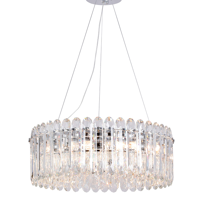 Люстра NewRgy 5075-9CR CHROME+CLEAR